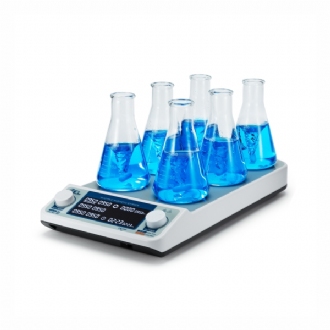 AGITADOR MAGN�TICO M�LTIPLO COM AQUECIMENTO - AMMR6-PRO